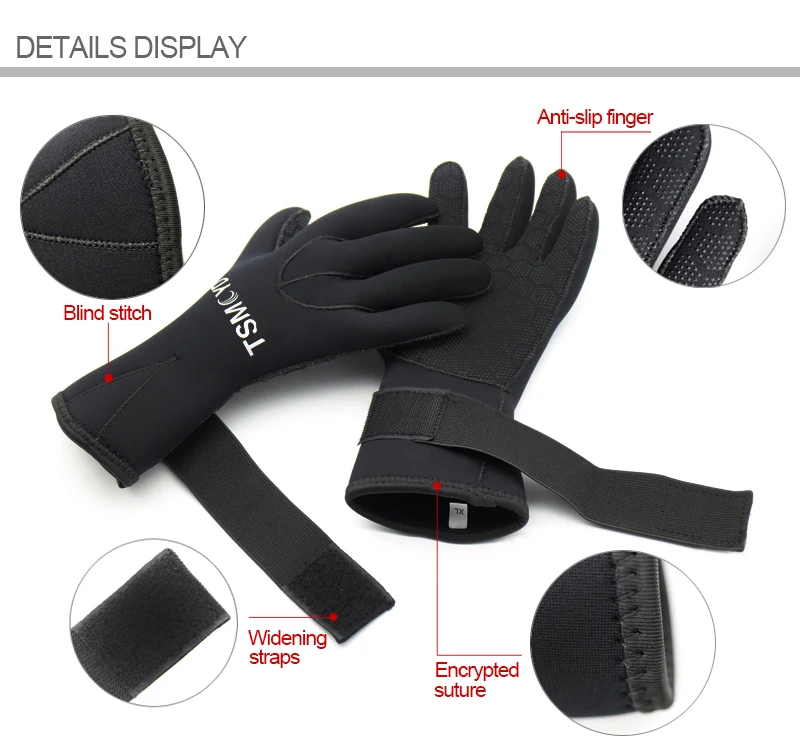 Gants de plongée TSMCYD
