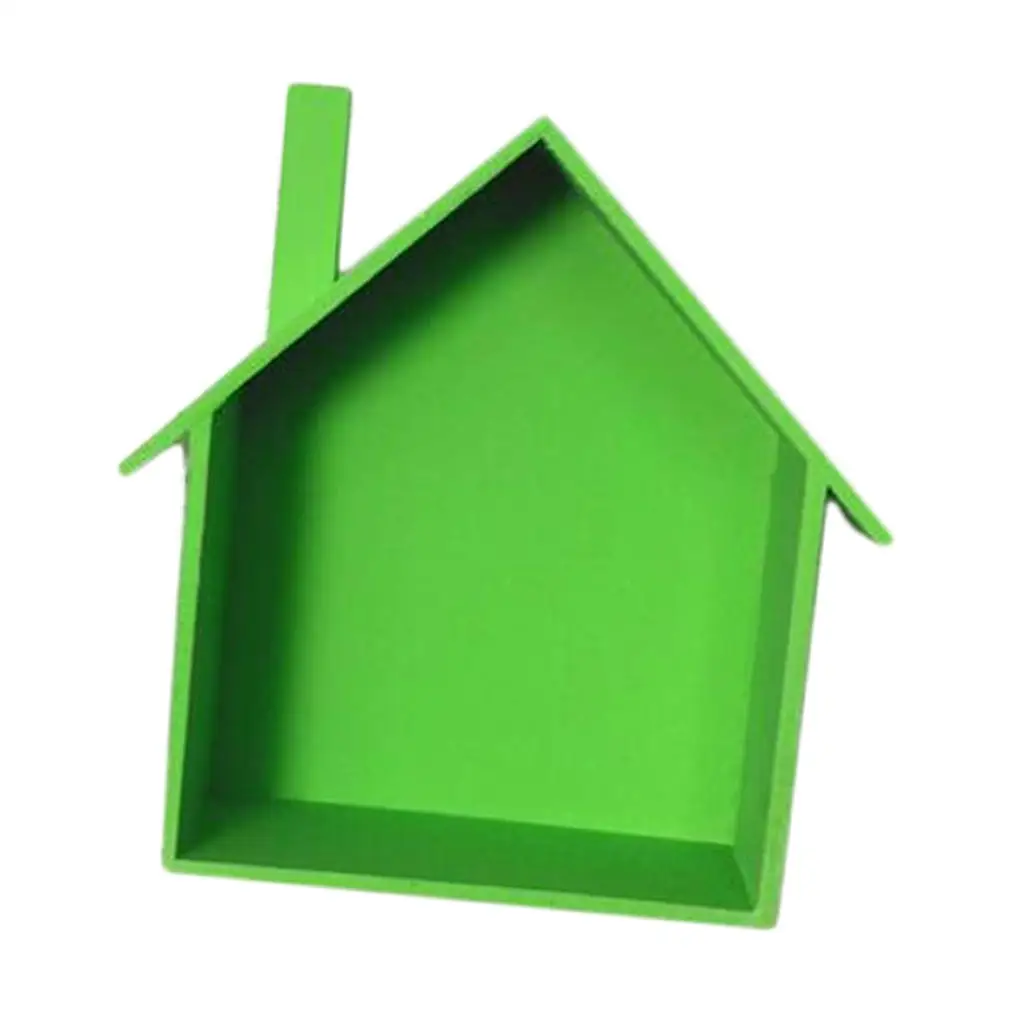 Creative Wooden Hut Shape Wall Shelf Wood Hanging Shelf Shelves Small Fabric Organizer for Home Decoration, Many Creative Wooden Hut Shape Wall Shelf Wood Hanging Shelf Shelves Small Fabric Organizer for Home Decoration, Many