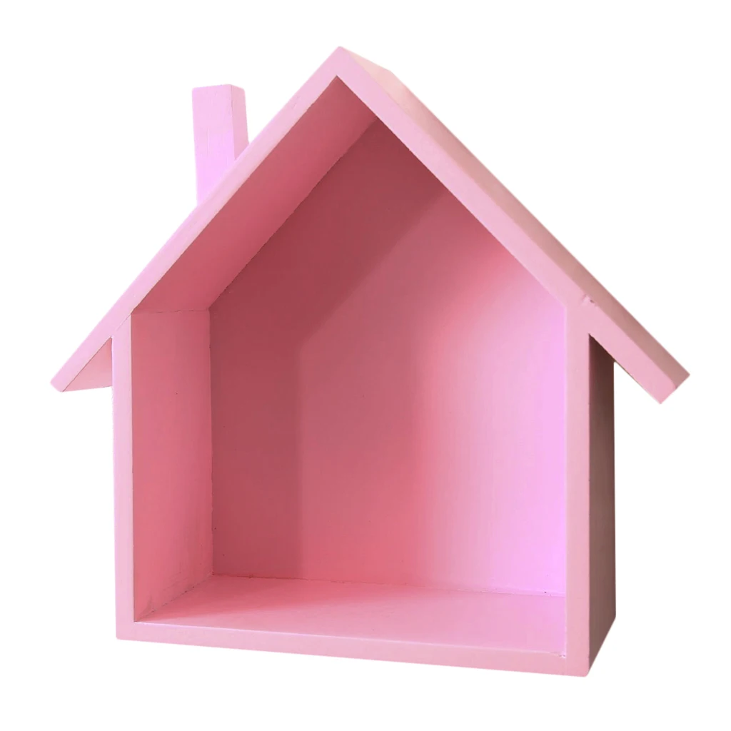 Creative Wooden Hut Shape Wall Shelf Wood Hanging Shelf Shelves Small Fabric Organizer for Home Decoration, Many Creative Wooden Hut Shape Wall Shelf Wood Hanging Shelf Shelves Small Fabric Organizer for Home Decoration, Many
