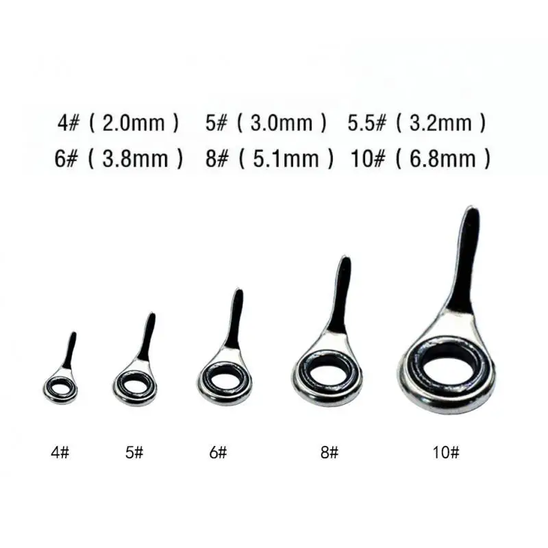 10pcs Fishing Rod Guides 2/3/3.8/5.1/6.8mm 5 Sizes Circle Pole Repair Kit Fishing Rod Building Fishing Tool
Fishing Gear Access 10pcs Fishing Rod Guides 2/3/3.8/5.1/6.8mm 5 Sizes Circle Pole Repair Kit Fishing Rod Building Fishing Tool
Fishing Gear Access