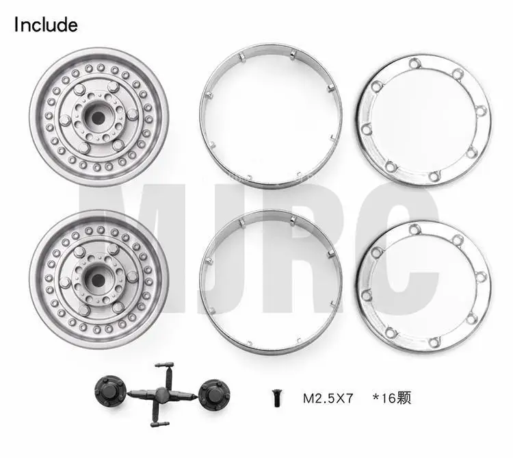 Jantes de roue en alliage CNC 1.9 de haute qualité