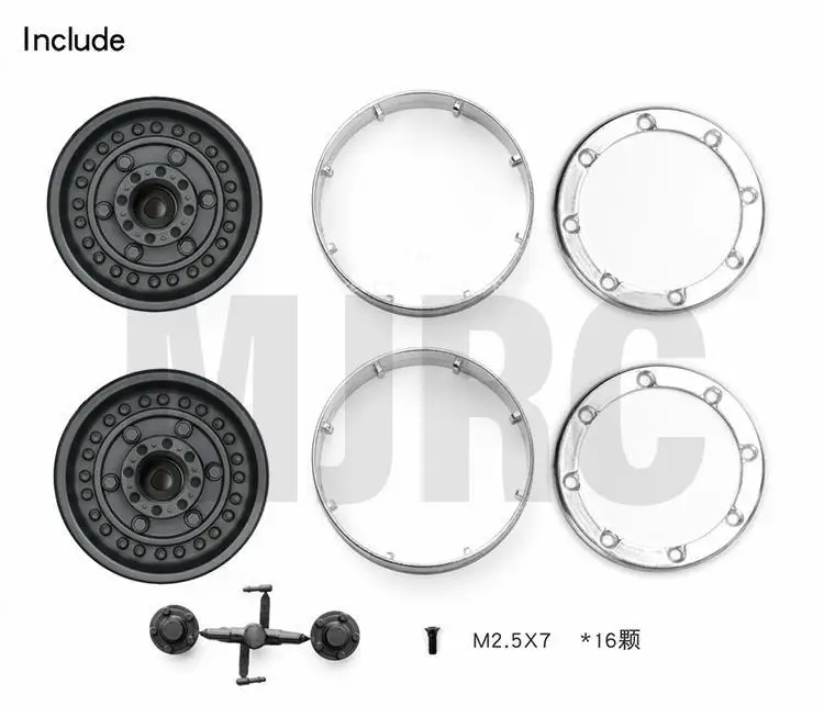 Jantes de roue en alliage CNC 1.9 de haute qualité