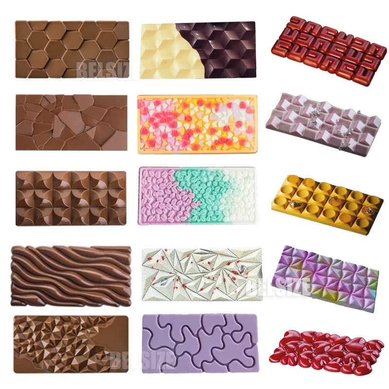Moule en silicone pour barre de chocolat